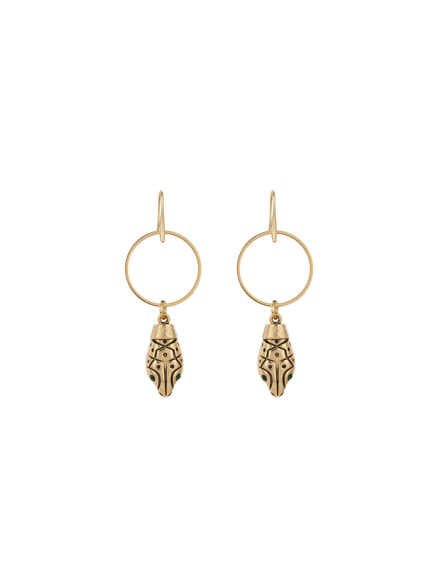 THE PYTHON EARRINGS GOLD